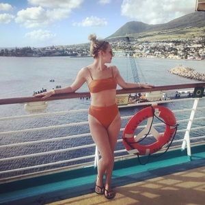 Aerie High Waisted Bathing Suit Bottom